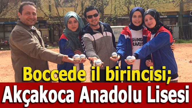 Kandıra Akçakoca Anadolu Lisesi Bocce Takımı, Kocaeli okul sporları bocce