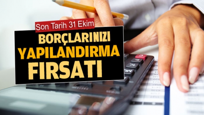 Borçların yeniden yapılandırılmasına yönelik düzenlemenin yürürlüğe girmesi ile borcu olan