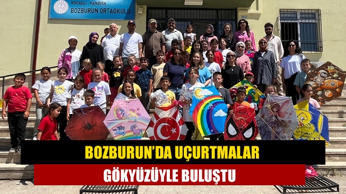 Türk Hava Kurumu Kandıra Şubesi, Bozburun İlk ve Ortaokulu öğrencilerine