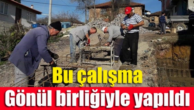 Döngelli Mahallesi sakinleri el birliğiyle çalışarak  cemiyetlerde kullanacakları sosyal