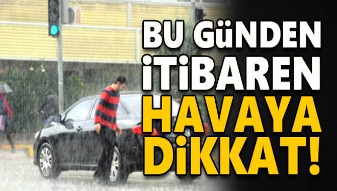 Meteoroloji’nin raporuna göre, bölgemizde önümüzdeki günler genellikle yağışlı geçecek.