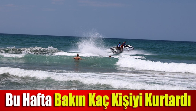 KOSKEM cankurtaranları, deniz sezonunun 6’ncı haftası geride kalırken bu hafta