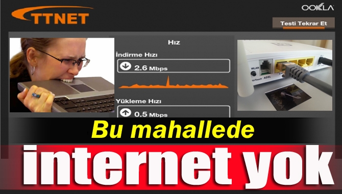 Uzun yıllardır internet sıkıntısı çeken Kandıra Çakırcaali Mahallesi sakinleri, yetkililerden