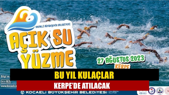 Kocaeli Büyükşehir Belediyesi Açık Su Yüzme Yarışları’na Kandıra’nın Mavi Bayraklı