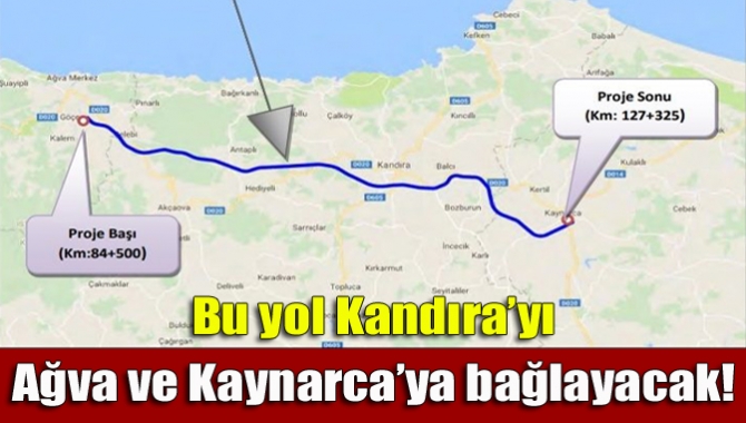 Kandıra için çok önemli olan ve yapımı uzun süredir gündemde