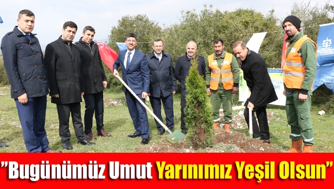 Kocaeli’nde denetimli serbestlikteki hükümlüler, “Bugünümüz Umut Yarınımız Yeşil Olsun” projesi