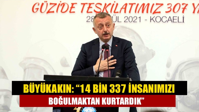 Bem-Bir-Sen’in İtfaiye Haftası kutlamasına katılan Başkan Büyükakın, “Sahillerimizde 11 yılda