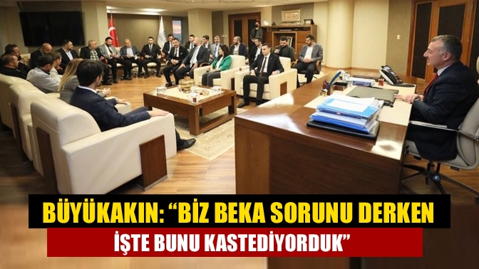 Başkan Büyükakın, Milliyetçi Hareket Partisi (MHP) Kocaeli İl Başkanı Yunus