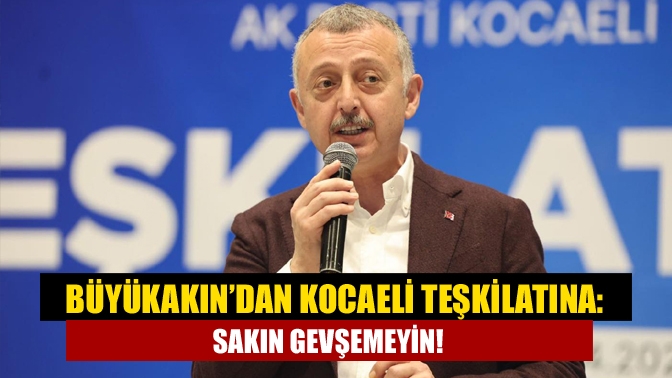 AK Parti Kocaeli İl Teşkilatı seçimin ardından bugün teşkilat mensuplarıyla