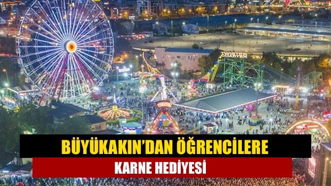 Kocaeli Büyükşehir Belediyesi, karnelerini alan öğrencilere yönelik özel bir etkinlik