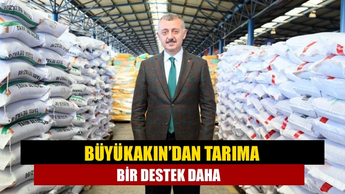 Başkan Büyükakın’dan tarımsal üretim gerçekleştiren çiftçilere 1500 ton süper çotanak