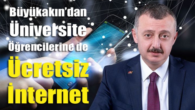 Büyükşehir Belediyesi, internet imkanı bulamayan üniversite öğrencilerine de online eğitimden