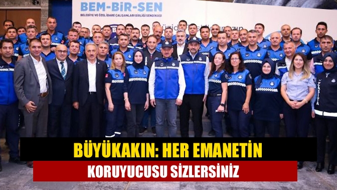 Zabıta Teşkilatı’nın 196. yıldönümünü Kocaeli’de kutlayan Bem-Bir-Sen, Antikkapı’da zabıtaları ağırladı.