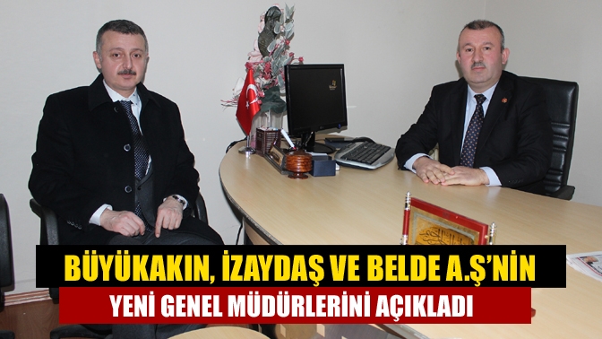 Kocaeli Büyükşehir Belediye Başkanı Tahir Büyükakın, İZAYDAŞ ve Belde A.Ş’nin