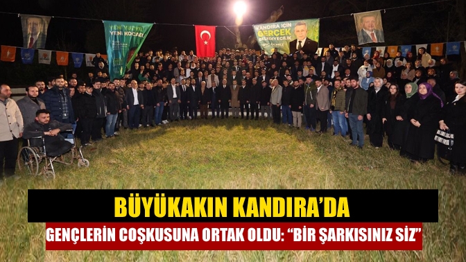 Kocaeli Büyükşehir Belediye Başkanı Doç.Dr.Tahir Büyükakın, Kandıra’da bir araya geldiği