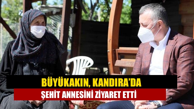 Başkan Büyükakın, 1993'te Şırnak'ta şehit düşen Ahsen Budak’ın emaneti olan