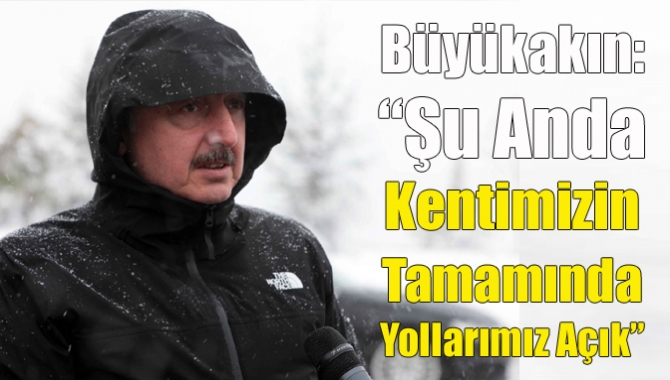 Kocaeli’nin tüm ilçelerinde ve köy yollarında, yol açma ile tuzlama