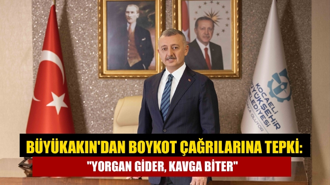 Kocaeli Büyükşehir Belediye Başkanı Tahir Büyükakın, sosyal medya hesabından yaptığı