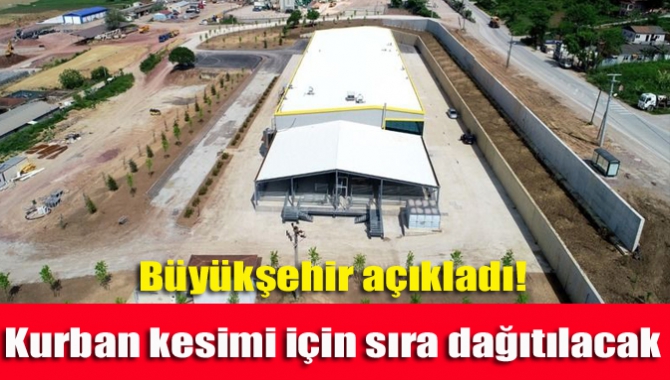 Kocaeli Büyükşehir Belediyesi Kurban kesimi için modern mezbahaları seçen vatandaşlar