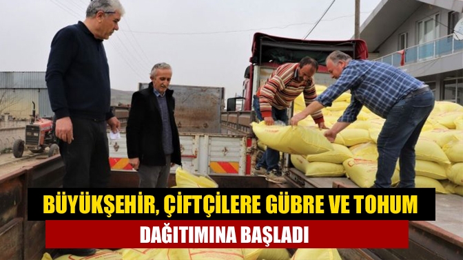 Başkanı Büyükakın’ın çiftçilere yönelik açıkladığı destek kapsamında, 2000 ton taban