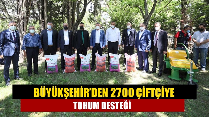 Büyükşehir, sonbahar döneminde il genelinde yaklaşık 2 bin 700 çiftçiye