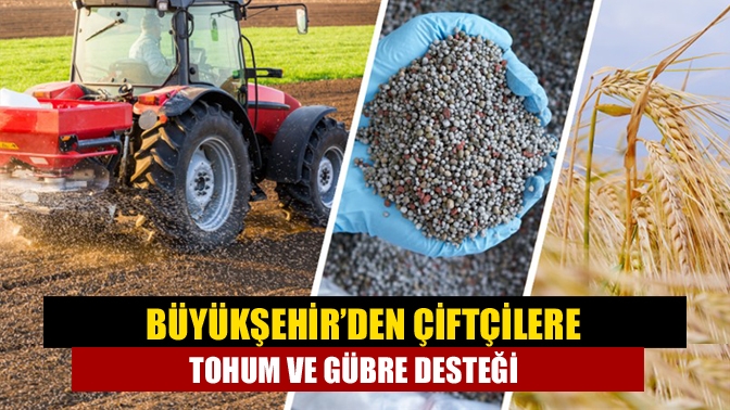 Kocaeli'de çiftçilere yüzde 50 hibeli yem bitkisi tohumu ve katı
