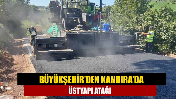 Büyükşehir, Kandıra'ya bağlı 9 güzergahta 26 bin 610 ton binder