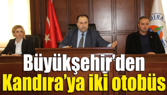 Kocaeli Büyükşehir Belediyesi tarafından Kandıra Belediyesi’ne bedelsiz devredilen iki adet