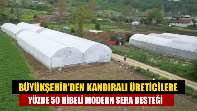 Kocaeli Büyükşehir Belediyesi, Kandıra’nın da aralarında bulunduğu ilçelerde çiftçilere yüzde
