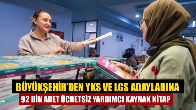 Kocaeli Büyükşehir Belediyesi, Bilgievleri ve Akademi Lise öğrencilerine yardımcı kaynak