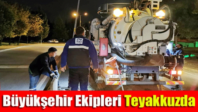Kocaeli Büyükşehir Belediyesi bu gece saatlerinde ve sabaha karşı etkili