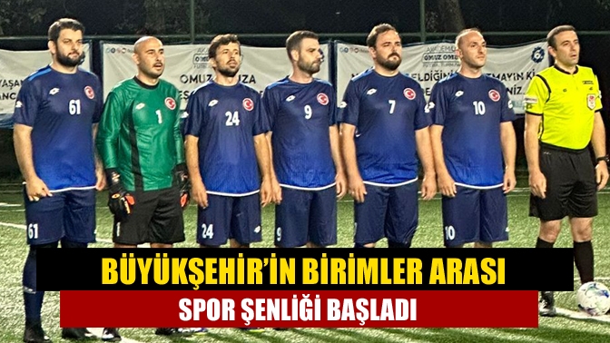 Kocaeli Büyükşehir Belediyesi 18. Geleneksel Birimler Arası Spor Şenlikleri futbol
