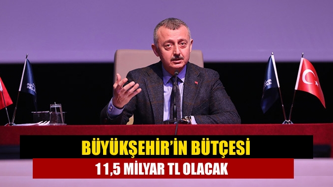 Kocaeli Büyükşehir Belediyesi’nin tahmini 6,5 milyar olan 2022 yılı bütçesine