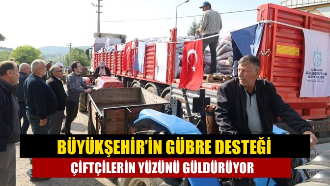 Büyükşehir’in, 7 bin çiftçiye sağladığı yüzde 50 hibeli 2 bin