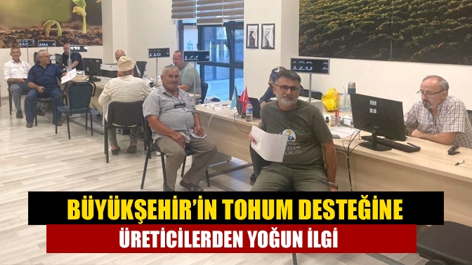 Büyükşehir'in yüzde 50 hibeli sonbahar dönemi yem bitkisi tohumu desteğine