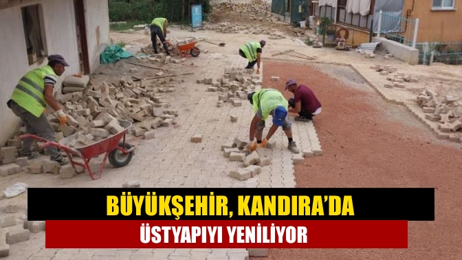 Büyükşehir, Kandıra Pınarlı, Kırkarmut, Kefken ve Kurtyeri mahallerinde parke imalatları