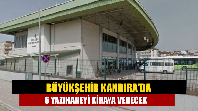 Kandıra Şehirlerarası Otobüs Terminali'nde bulunan 6 adet yazıhane Kocaeli Büyükşehir