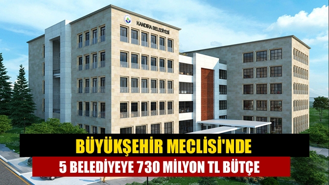 Büyükşehir Meclisi'nde Körfez, Gölcük, Derince, Kandıra ve Gebze Belediyelerine toplam