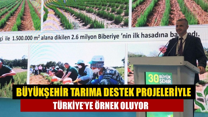 Konya’da düzenlenen Yerel Yönetimler ve Tarım Çalıştayı’nda, Kocaeli Büyükşehir’in tarım