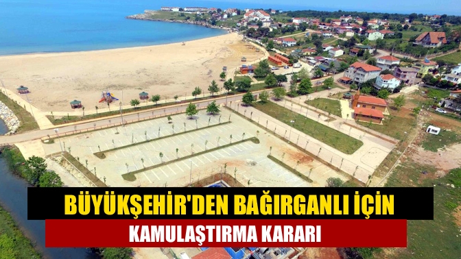 Kandıra Bağırganlı’da otopark alanı için de kamulaştırma çalışması başlatıldı.