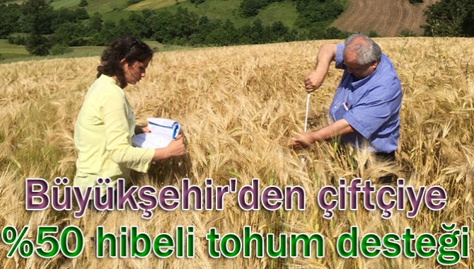 Büyükşehir, 2016 Sonbahar Üretim desteği kapsamında gerçekleştireceği tohum dağıtımı 21