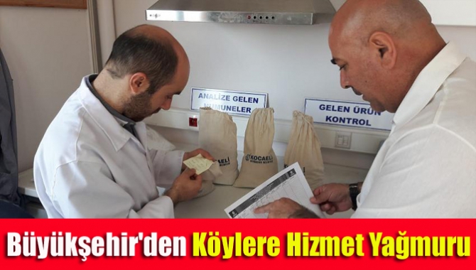 Büyükşehir Belediyes,i Muhtarlık İşleri Daire Başkanlığı aracılığıyla köylere hizmet yağdırdı
