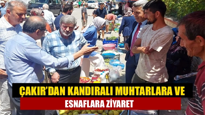 AK Parti Kocaeli Milletvekili Sami Çakır, Kandıra’da bir dizi ziyaretlerde