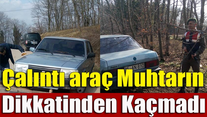 Sakarya’nın Karasu ilçesinden 3 gün önce çalınan araç, Kandıra’nın Esentepe
