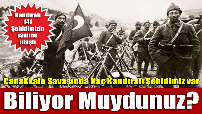 18 Mart Çanakkale Zaferi'nin 104. yılı anısına, Çanakkale'deki Şehidimizi ve