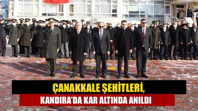 Kandıra’da 18 Mart Şehitler Günü ve Çanakkale Zaferi’nin 107’ıncı yıldönümü