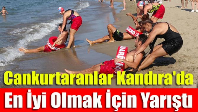 Kandıra'da Türkiye Sualtı Sporları Federasyonu (TSSF) tarafından düzenlenen Bireysel Cankurtarma