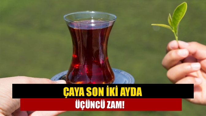 Son 2 ayda yüzde 46,2 oranında zamlanan çaya bir zam