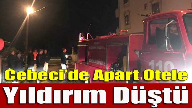 Kandıra Cebeci plajında hizmet veren Emin Apart Otel’e gece saat
