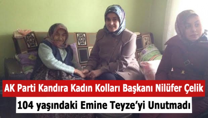 AK Parti Kandıra Kadın Kolları Başkanı Nilüfer Çelik ve yönetimi,